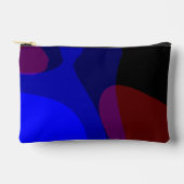 Rote und blaue abstrakte Kunst 601 Zubehörtasche (Vorderseite)