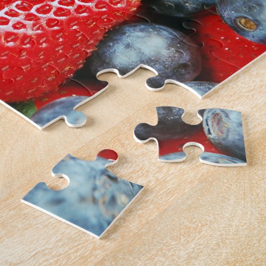 Rote und blaue Beerenmischung Puzzle (Seite)
