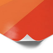 Rote und blaue Bergwelt - Retro Outdoor Adve Poster (Ecke)