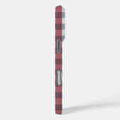 Rote und blaue Karierte Katze Case-Mate iPhone Hülle (Rückseite / Rechts)