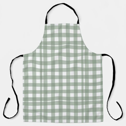 Rote und blaue Karierte Patter-Schürze Schürze (Vorderseite)