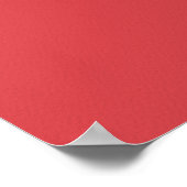 Rote und blaue küssende Lippen Poster (Ecke)