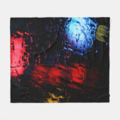 rote und blaue LED-Lampe Fleecedecke (Vorderseite (Horizontal))