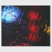 rote und blaue LED-Lampe Geschenkpapier (Flach)