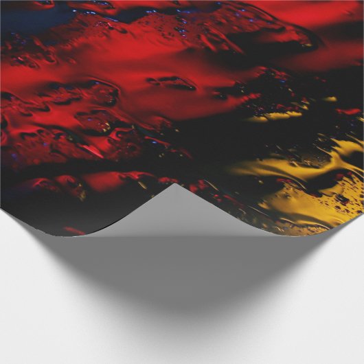 rote und blaue LED-Lampe Geschenkpapier (Ecke)