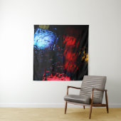 rote und blaue LED-Lampe Wandteppich (Beispiel)