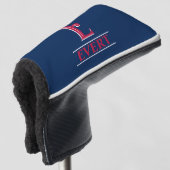 Rote und blaue Mit Monogramm Putter Kopfbedeckung Golf Headcover (3/4 Vorderseite)