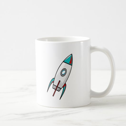 Rote und blaue Rockets Kaffeetasse (Rechts)