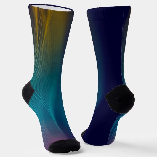 Rote und blaue Socken (Gewinkelt)