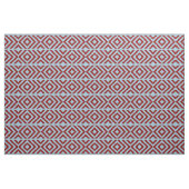 Rote und blaue Sparren und Diamanten geometrisch Stoff (Yard (91,4 cm))
