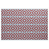 Rote und blaue Sparren und Diamanten geometrisch Stoff (Fat Quarter (45,7 x 55,9 cm))