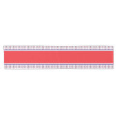 Rote und blaue Sterne Kurzer Tischläufer (Horizontal)