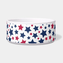 Rote und Blaue Sterne - Muster der amerikanischen 