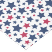 Rote und Blaue Sterne - Muster der amerikanischen Tischdecke (Schrägansicht)