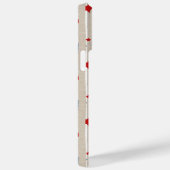 ROTE UND BLAUE STERNE UND GRAU-WEISSE STREIFEN Case-Mate iPhone HÜLLE (Rückseite / Rechts)