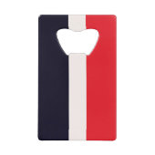 Rote und blaue Streifen Geldbeutel Flaschenöffner (Vorderseite)