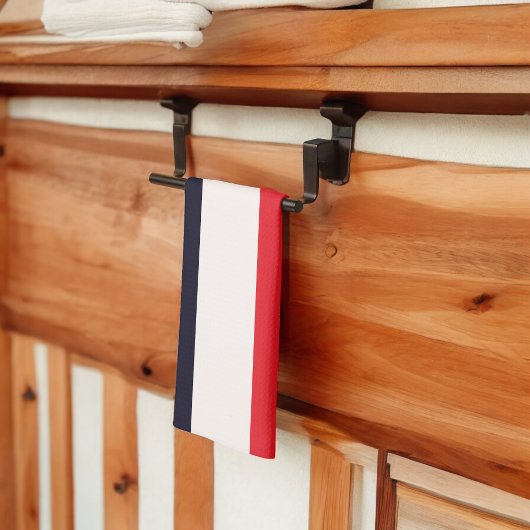 Rote und blaue Streifen Geschirrtuch