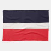 Rote und blaue Streifen Geschirrtuch (Horizontal)