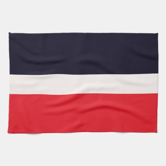 Rote und blaue Streifen Geschirrtuch (Horizontal)