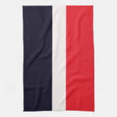 Rote und blaue Streifen Geschirrtuch (Vertikal)