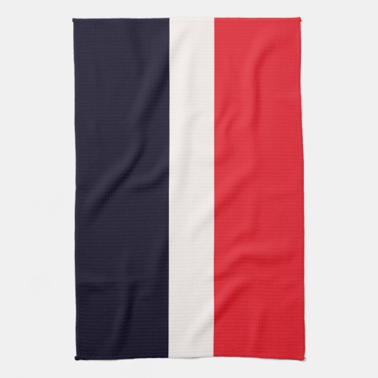 Rote und blaue Streifen Geschirrtuch (Vertikal)