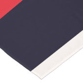 Rote und blaue Streifen Großer Tischläufer (Ecke)