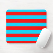Rote und blaue Streifen Mousepad (Mit Mouse)