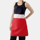 Rote und blaue Streifen Schürze (InSitu)