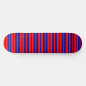 Rote und blaue Streifen Skateboard (Horizontal)