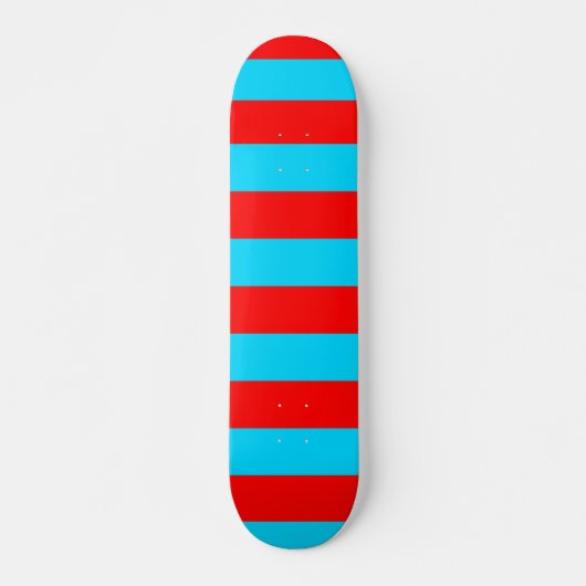 Rote und blaue Streifen Skateboard (Vorne)