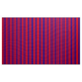 Rote und blaue Streifen Stoff (Yard (91,4 cm))