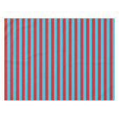 Rote und blaue Streifen Tischdecke (Vorderseite (Horizontal))