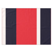 Rote und blaue Streifen Tischdecke (Vorderseite (Horizontal))