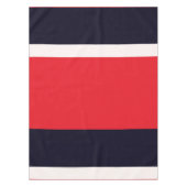 Rote und blaue Streifen Tischdecke (Vorderseite)