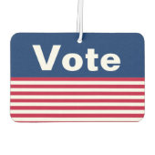 Rote und blaue Streifen wählen Autolufterfrischer (Rückseite)