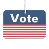 Rote und blaue Streifen wählen Autolufterfrischer (Vorderseite)