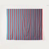 Rote und blaue Streifen Wandteppich (Vorderseite (Horizontal))
