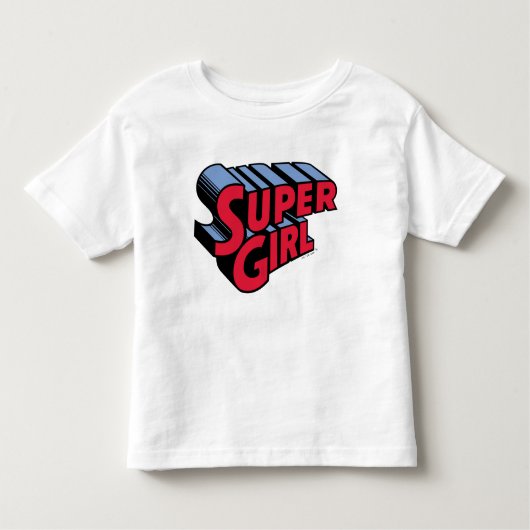 Rote und blaue Supergirl-Logo Kleinkind T-shirt (Vorderseite)