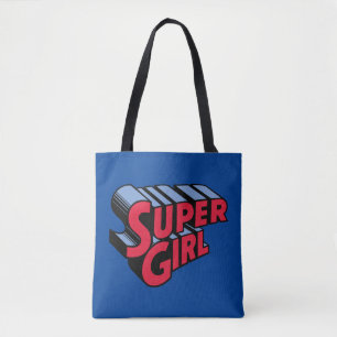 Rote und blaue Supergirl-Logo Tasche
