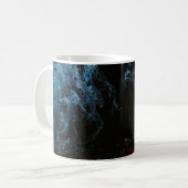 Rote und blaue Tapete Kaffeetasse (Vorderseite Links)