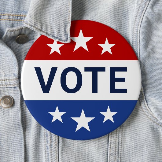 Rote und Blaue Wahl Button (Beispiel)