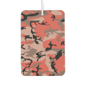 Rote und braune Camouflage, Militär, Armee Autolufterfrischer (Vorderseite)