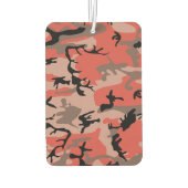 Rote und braune Camouflage, Militär, Armee Autolufterfrischer (Rückseite)
