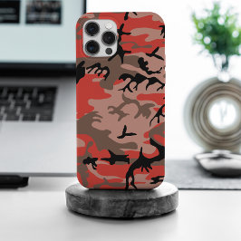 Rote und braune Camouflage, Militär, Armee Case-Mate iPhone Hülle