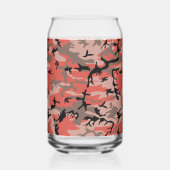 Rote und braune Camouflage, Militär, Armee Dosenglas (Links)