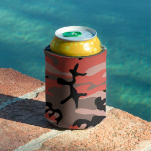 Rote und braune Camouflage, Militär, Armee Dosenkühler