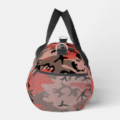 Rote und braune Camouflage, Militär, Armee Duffle Bag (Rechts)