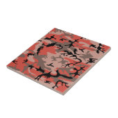 Rote und braune Camouflage, Militär, Armee Fliese (Seite)