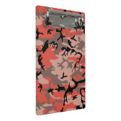 Rote und braune Camouflage, Militär, Armee Mini Klemmbrett (Schrägansicht)