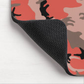 Rote und braune Camouflage, Militär, Armee Mousepad (Ecke)